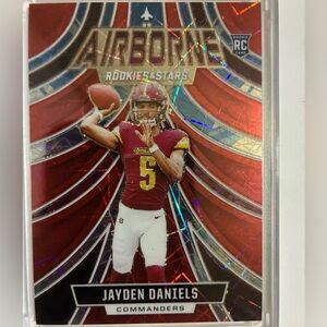 Jayden Daniels Rookies & Stars Airborne Football Card